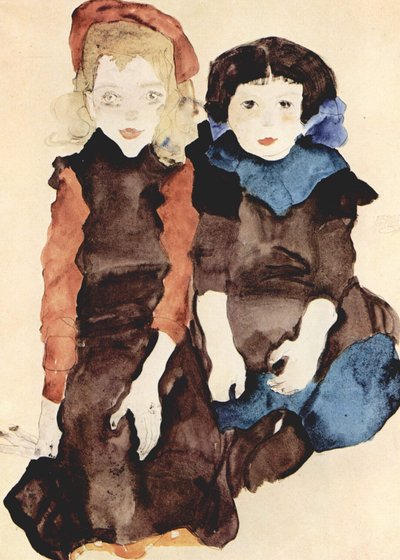 Children by Egon Schiele